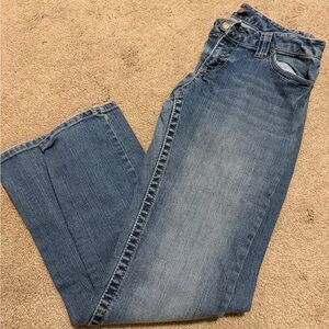 VINTAGE Aeropostale Women's Skinny Jeans - Medium Blue Wash